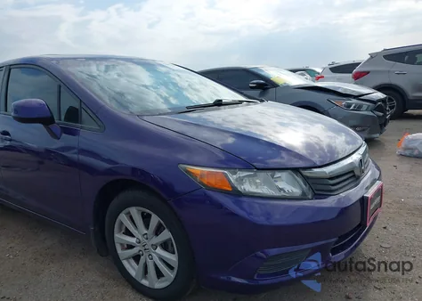 2012 Honda Civic Ex-L from USA, damaged, VIN 2HGFB2F94CH541852